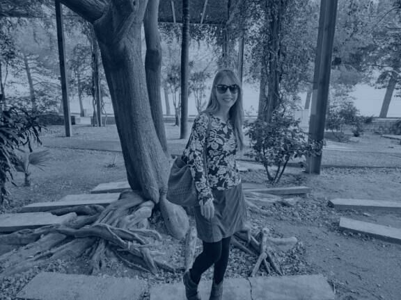 Shannon walking