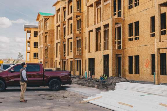 Investor inspects property with insite team during tour