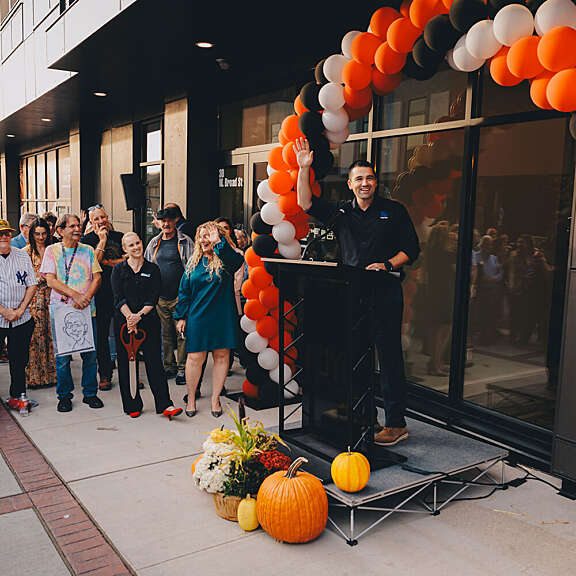 Don ribbon cutting