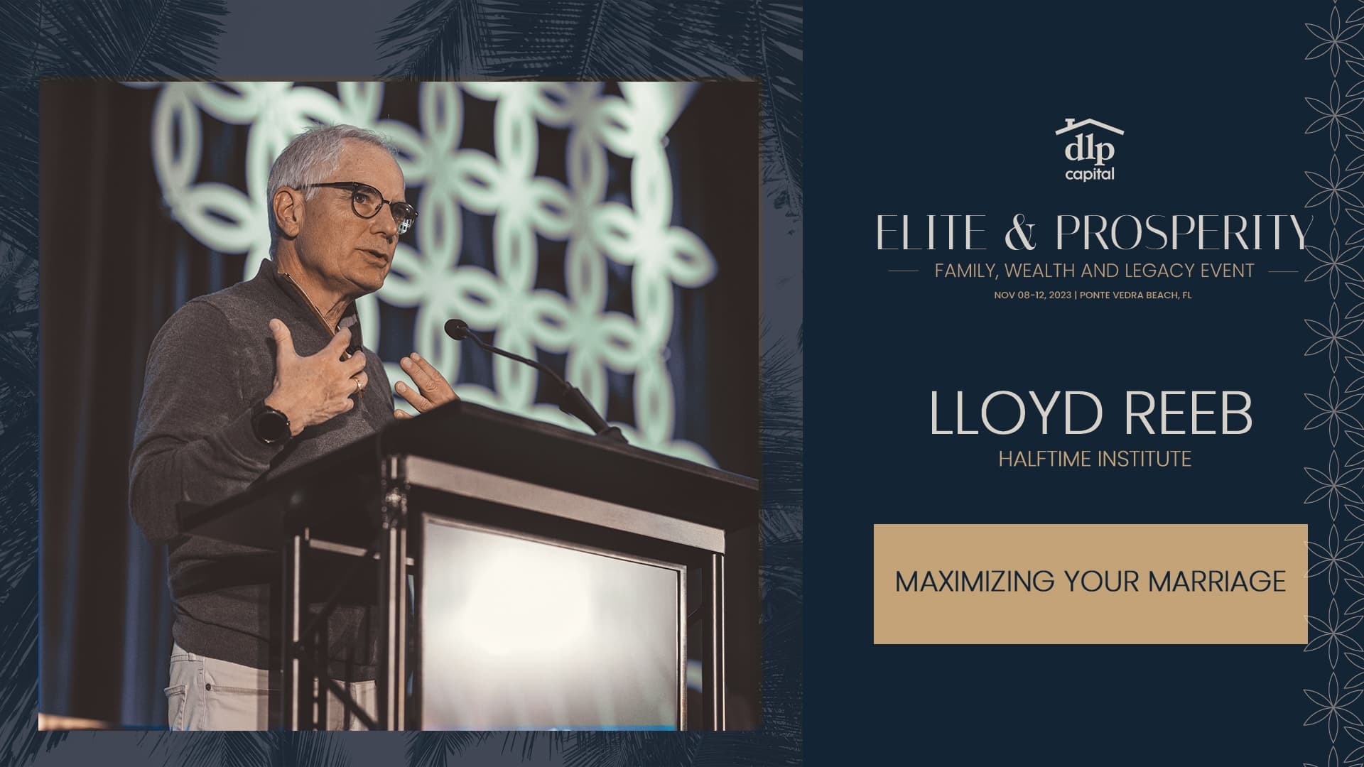 Lloyd Reeb Speaking