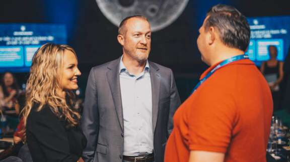 Chris Funk Stephanie Mathis discussing DLP Bank Private banking with operator