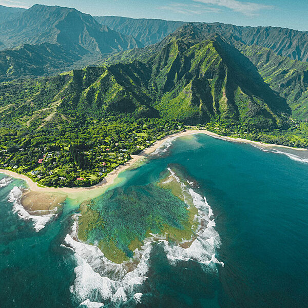 Location kauai island