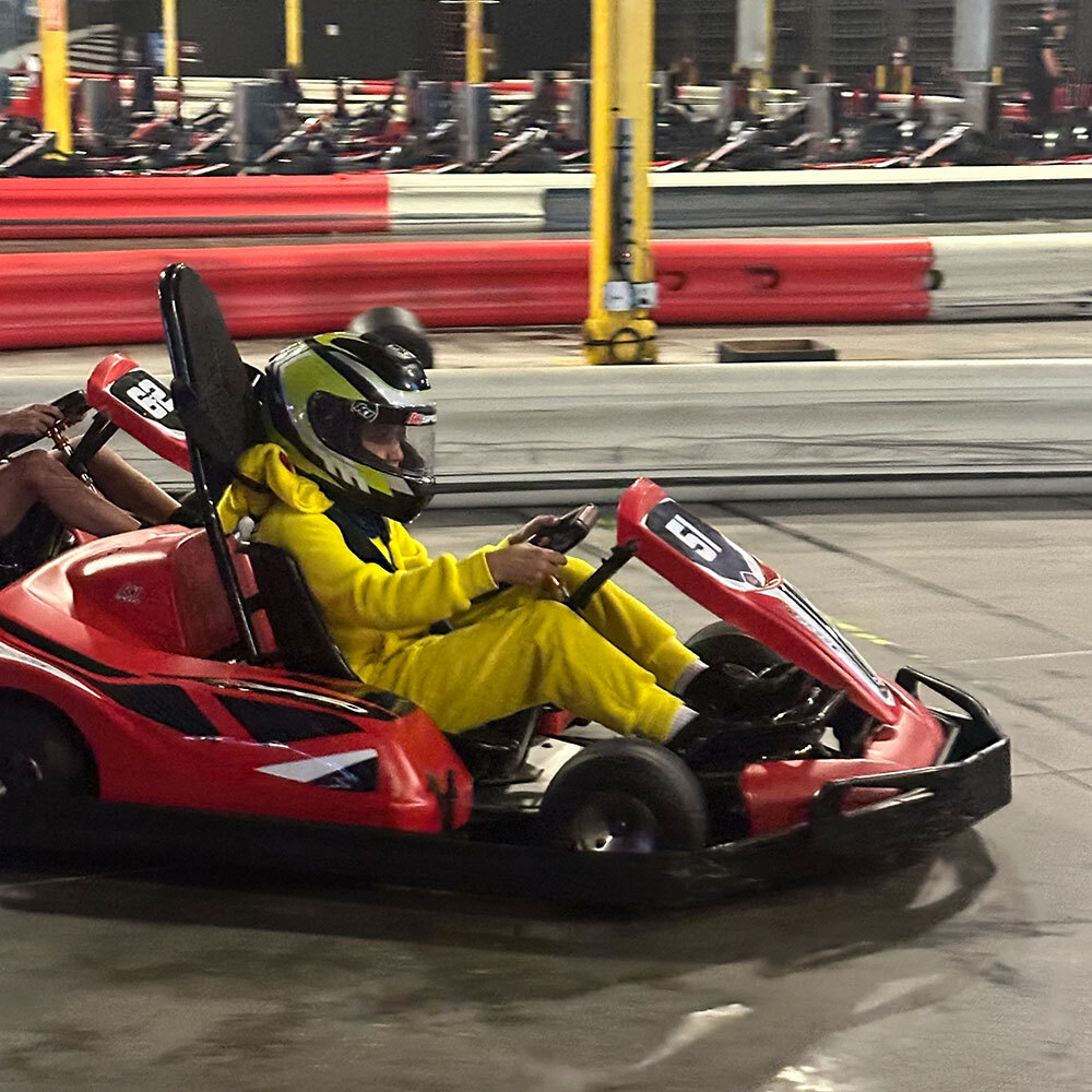 Wenners go karting