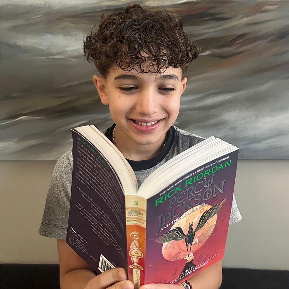 Alex reading