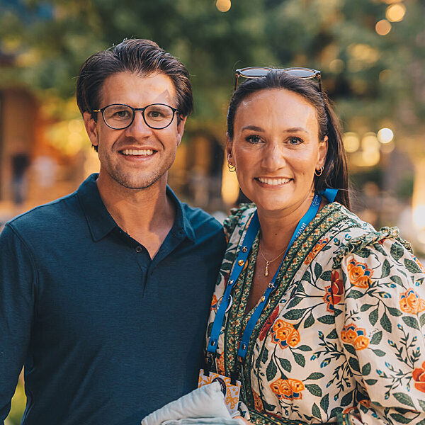 Middle age couple